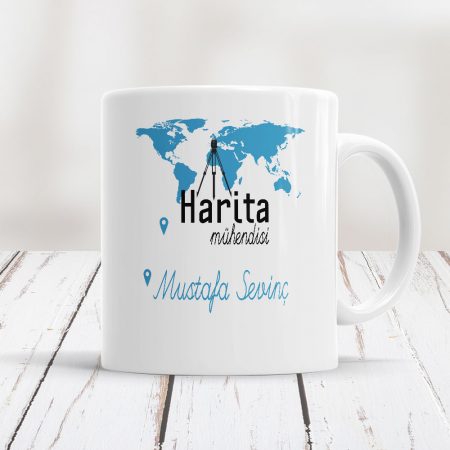 Harita Mühendisi Kupa Bardak