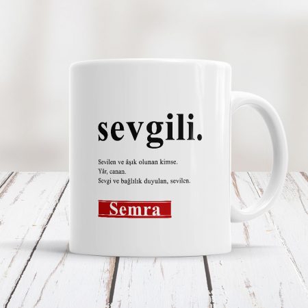Sevgiliye Özel Kupa Bardak 12