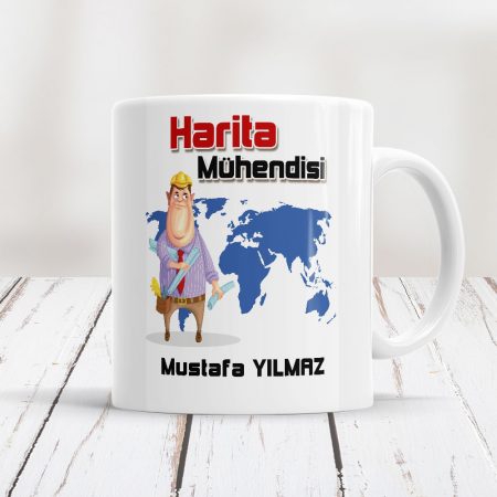 Harita Mühendisi Kupa Bardak