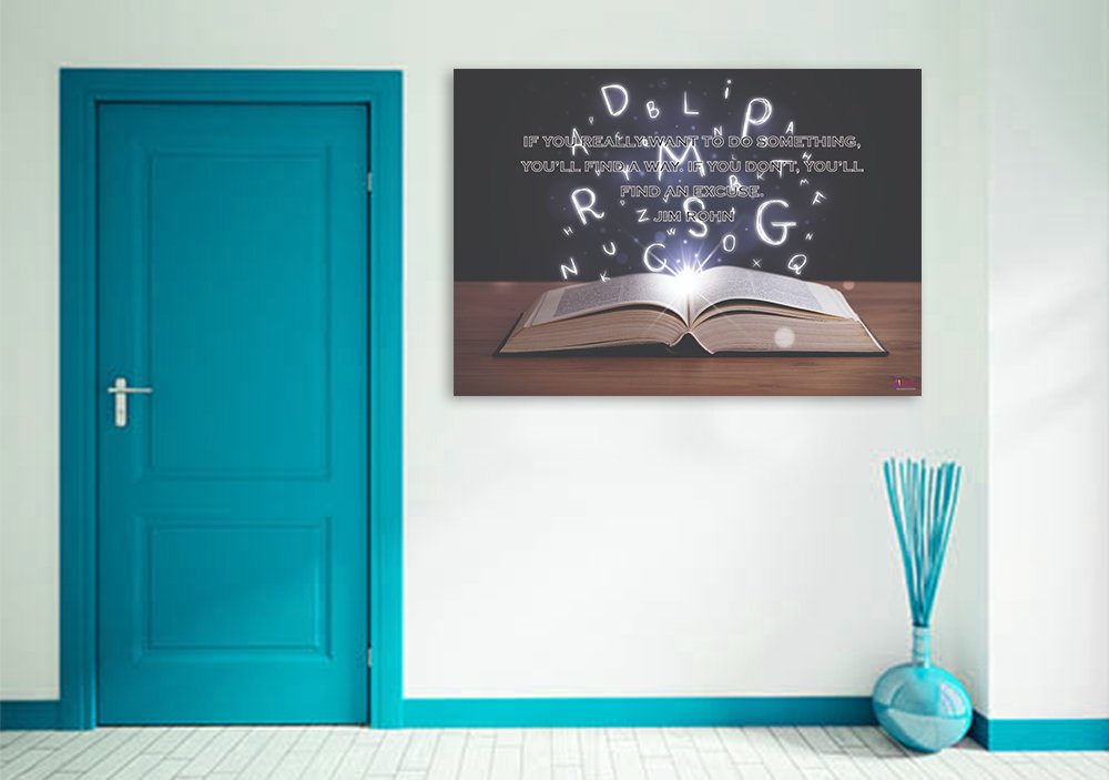 Jim Rohn Okul Posteri