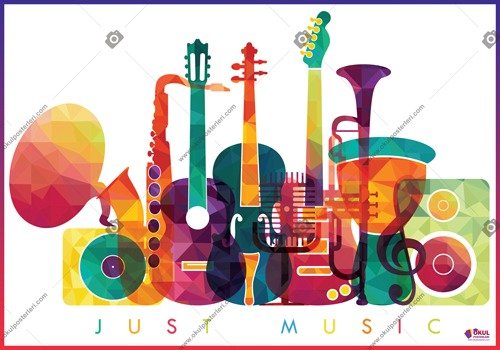 Just Music Okul Posteri