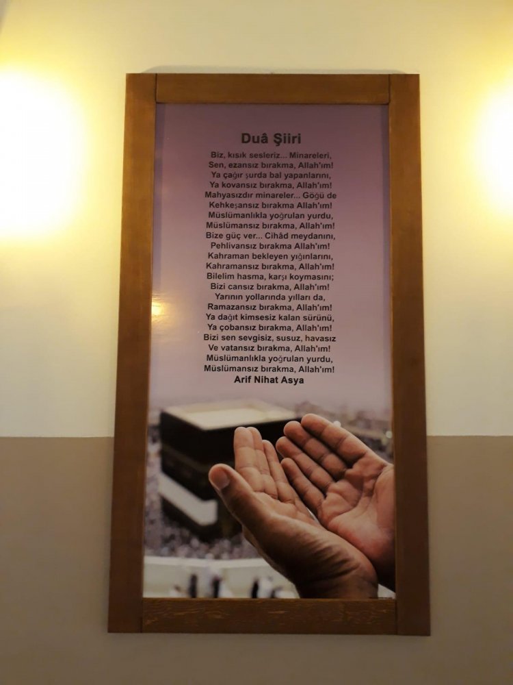 ARİF NİHAT ASYA EDEBİYAT OKUL POSTERİ