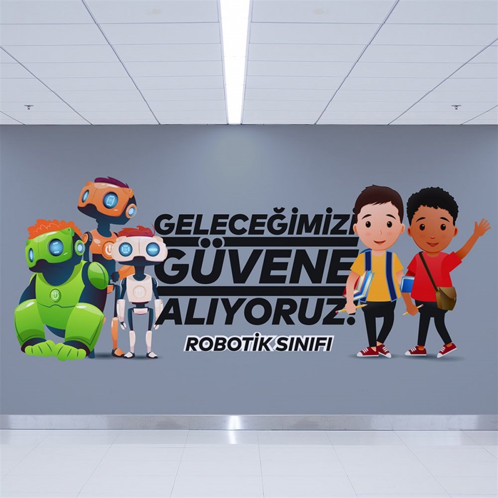 Robotik Kodlama Duvar Giydirme 15