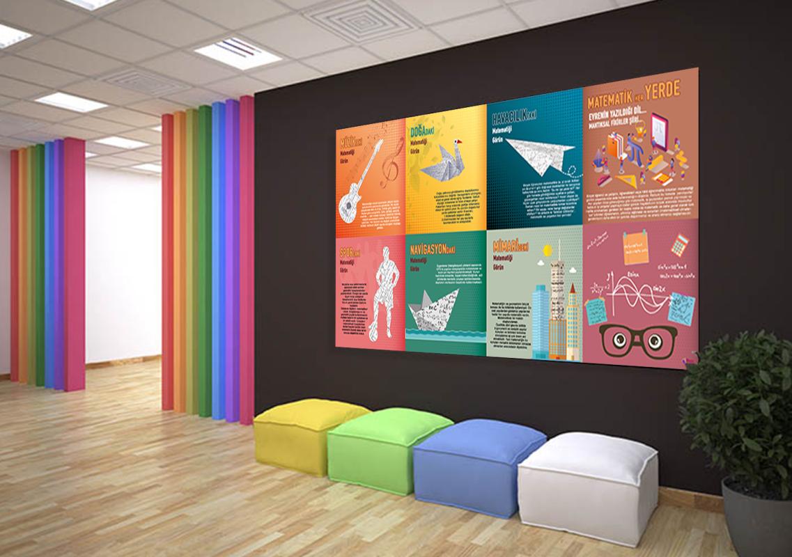 Matematik Her Yerde Matematik Posteri