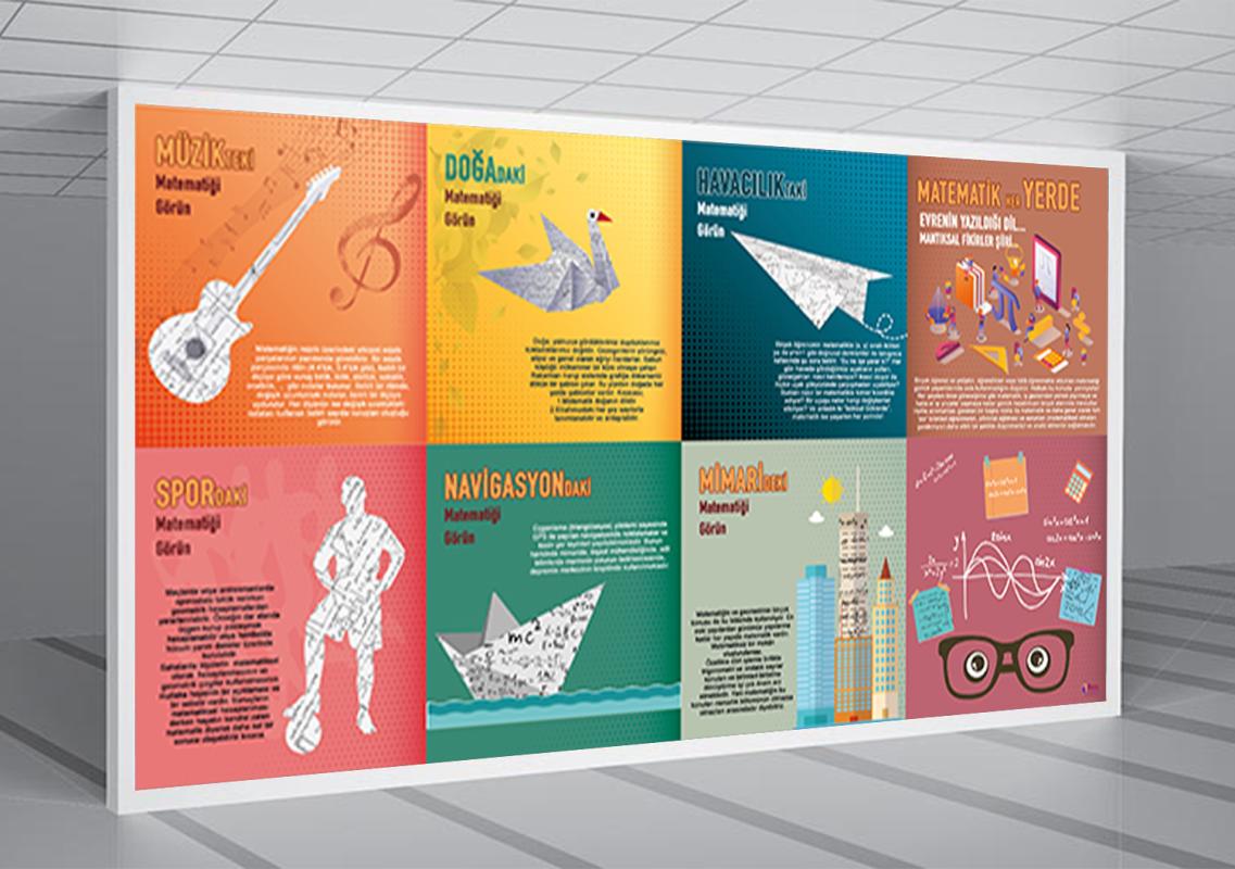 Matematik Her Yerde Matematik Posteri