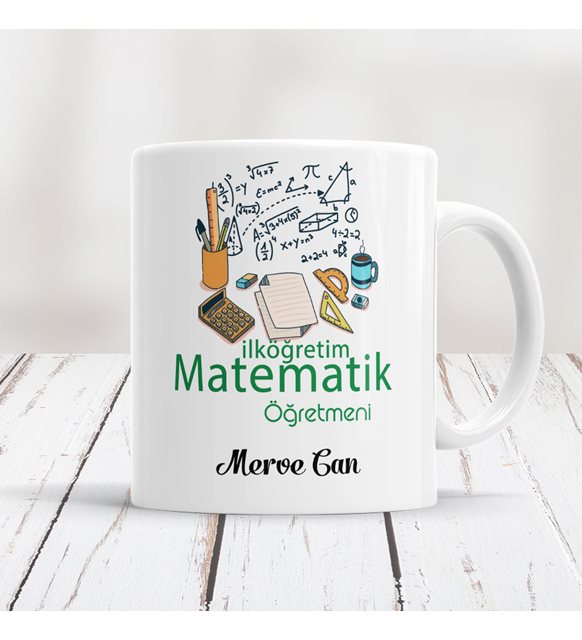 Matematik Öğretmeni Kupa Bardak 5