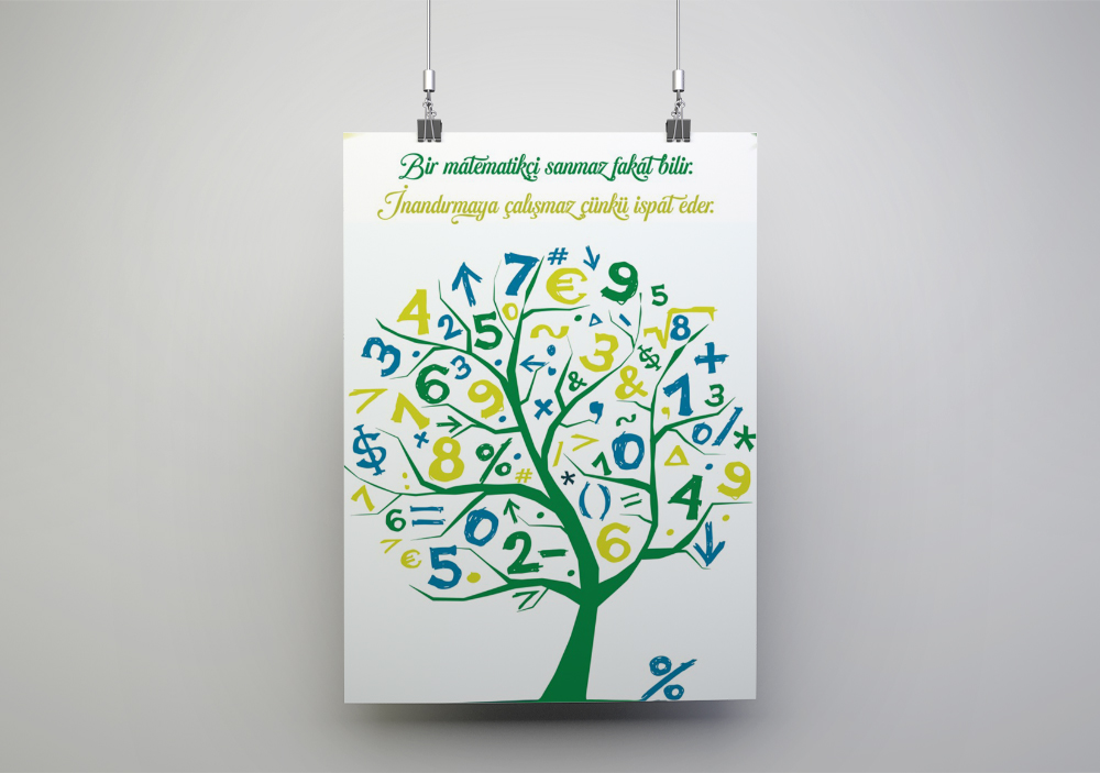Matematik Ağacı Okul Posteri