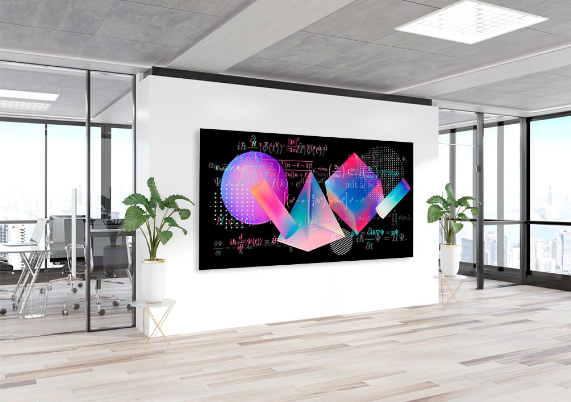 Geometrik Cisimler Formüller Matematik Posteri 