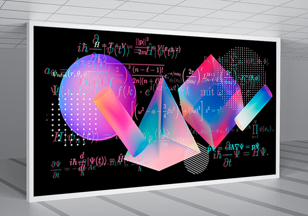 Geometrik Cisimler Formüller Matematik Posteri 