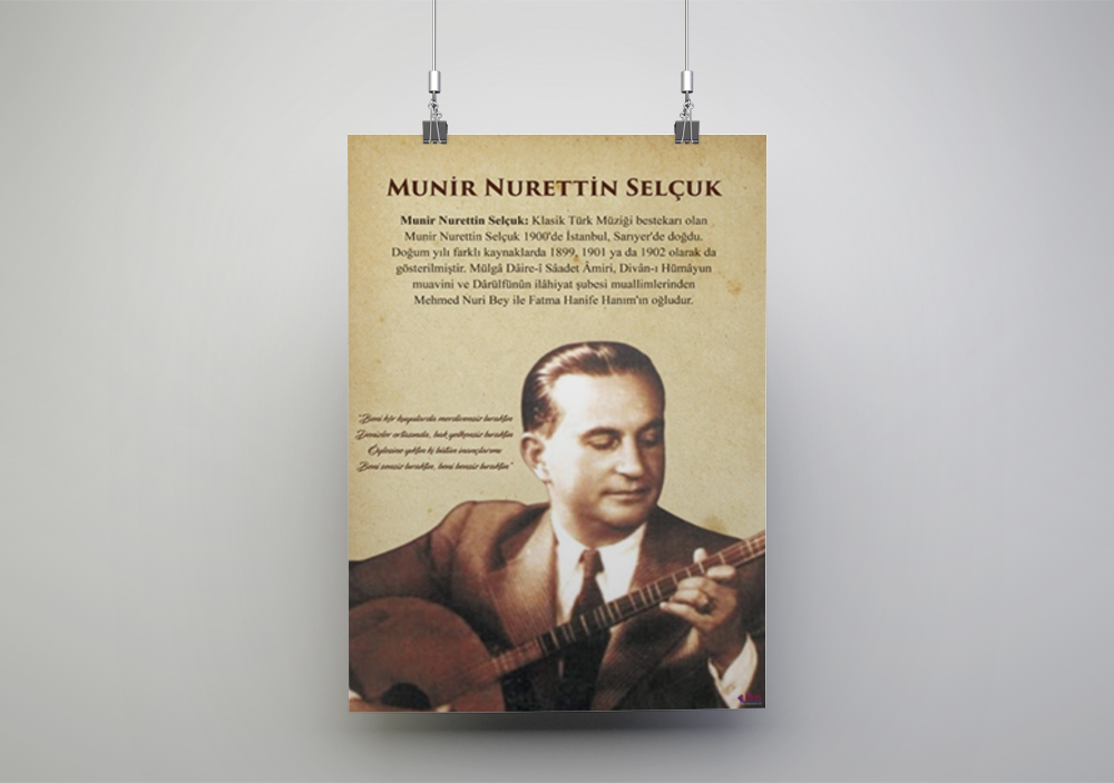 Munir Nurettin Selçuk Okul Posteri
