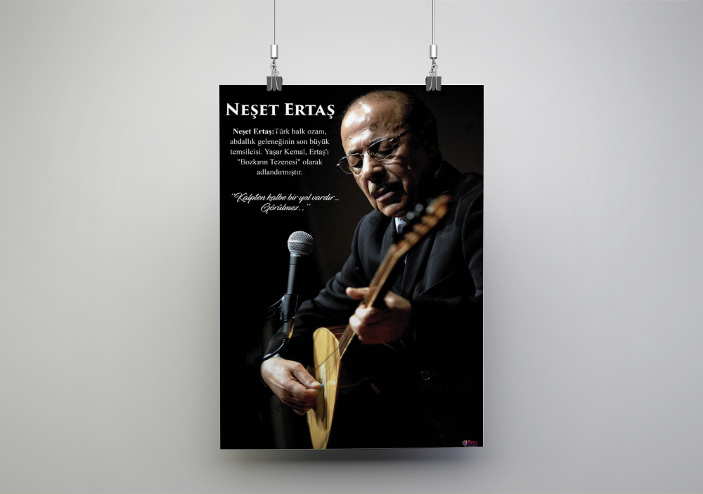 Neşet Ertaş Okul Posteri 2