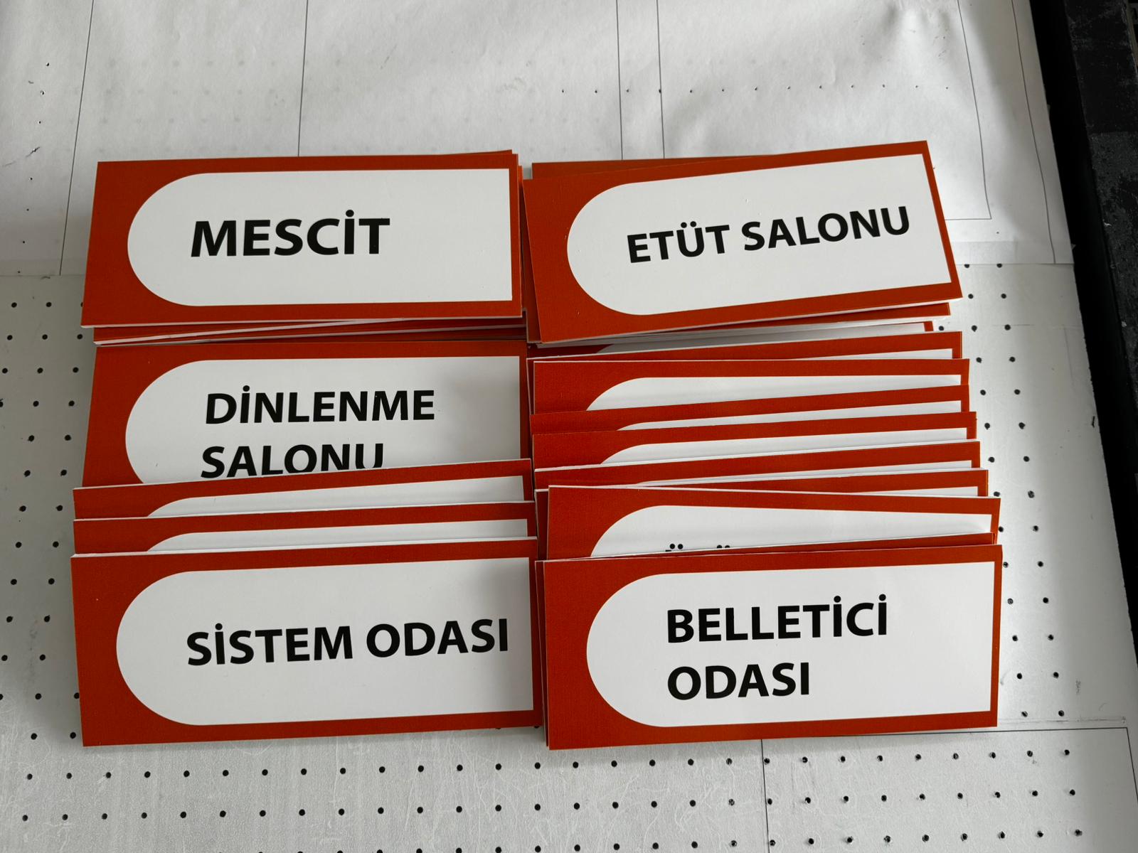 Okul Kapı İsimliği DEKOTALI (Yeni Yönetmelik)