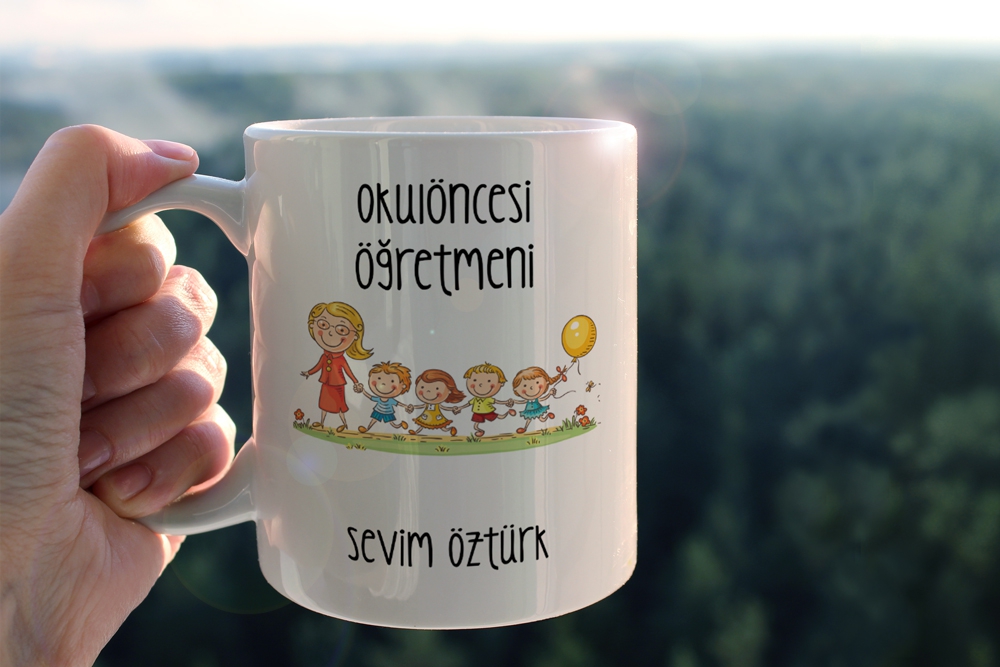 Okul Öncesi Öğretmeni Kupa Bardak 3