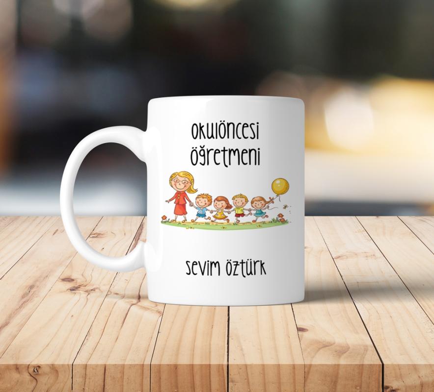Okul Öncesi Öğretmeni Kupa Bardak 3