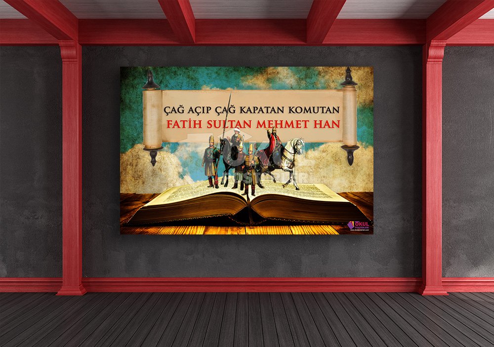 Fatih-Sultan-Mehmet-Han 2 Okul Posteri