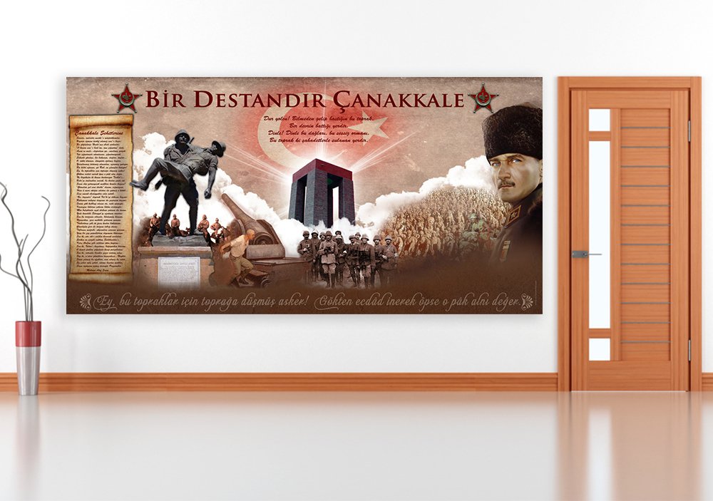 Çanakkale Savaşı Okul Posteri (Çanakkale Köşesi)
