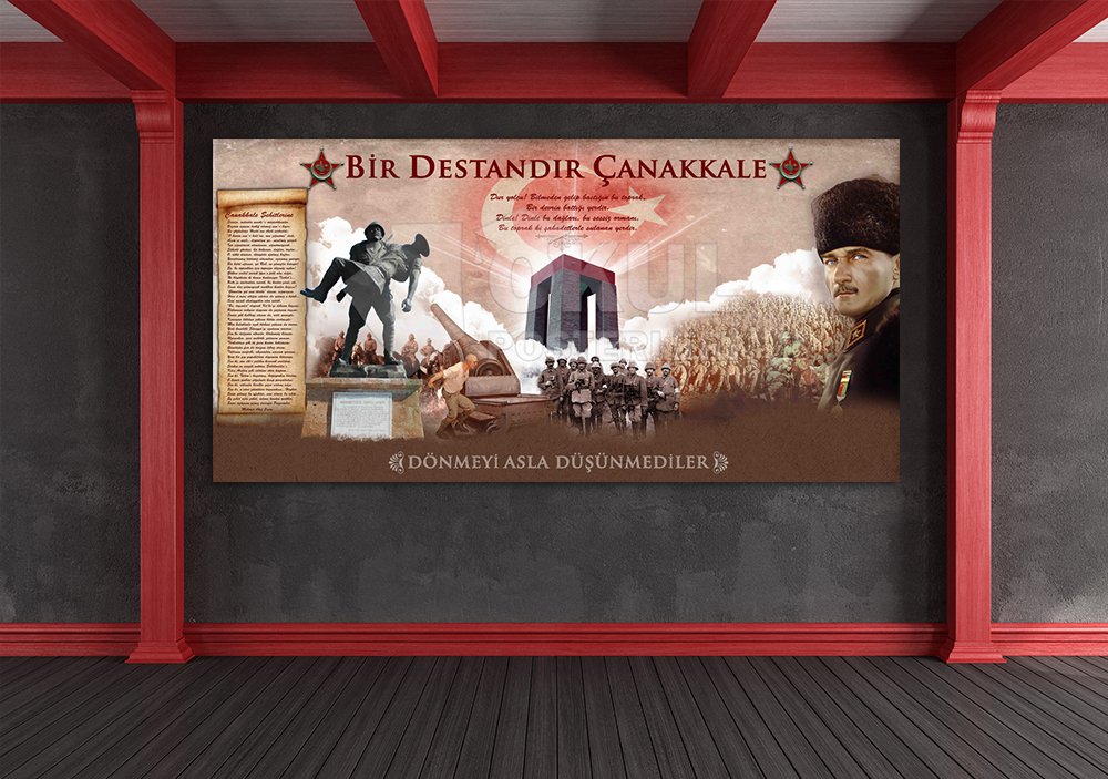Çanakkale Savaşı Okul Posteri (Çanakkale Köşesi)