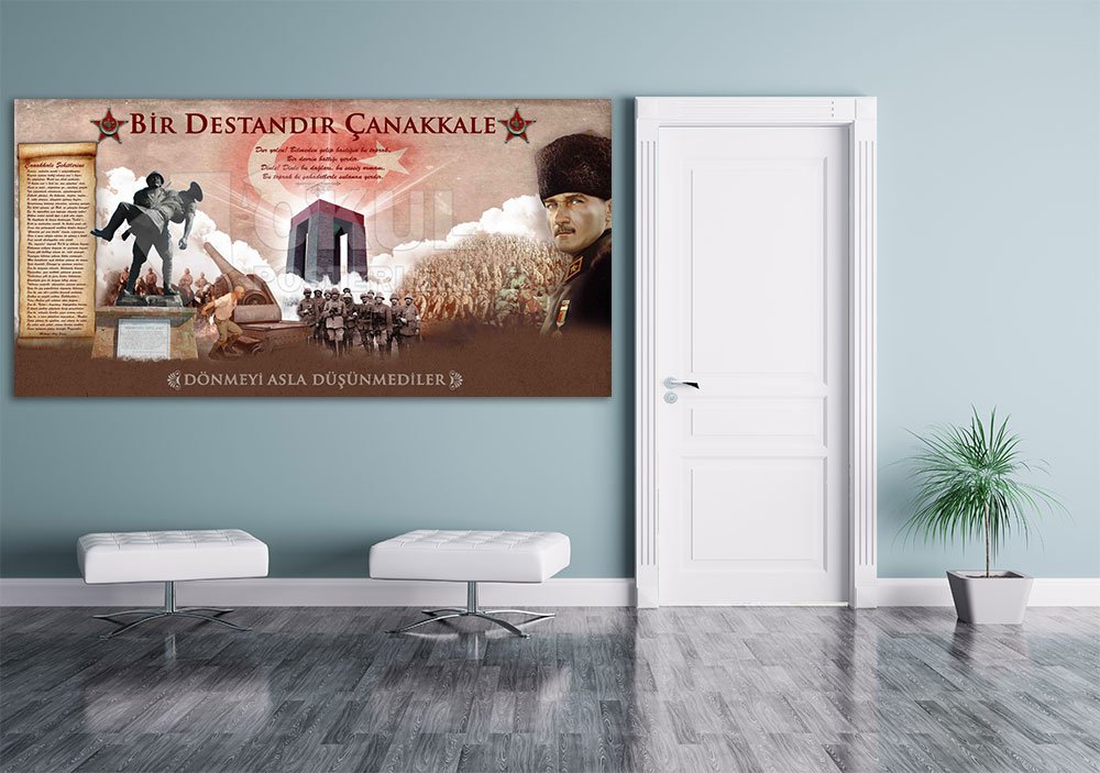 Çanakkale Savaşı Okul Posteri (Çanakkale Köşesi)
