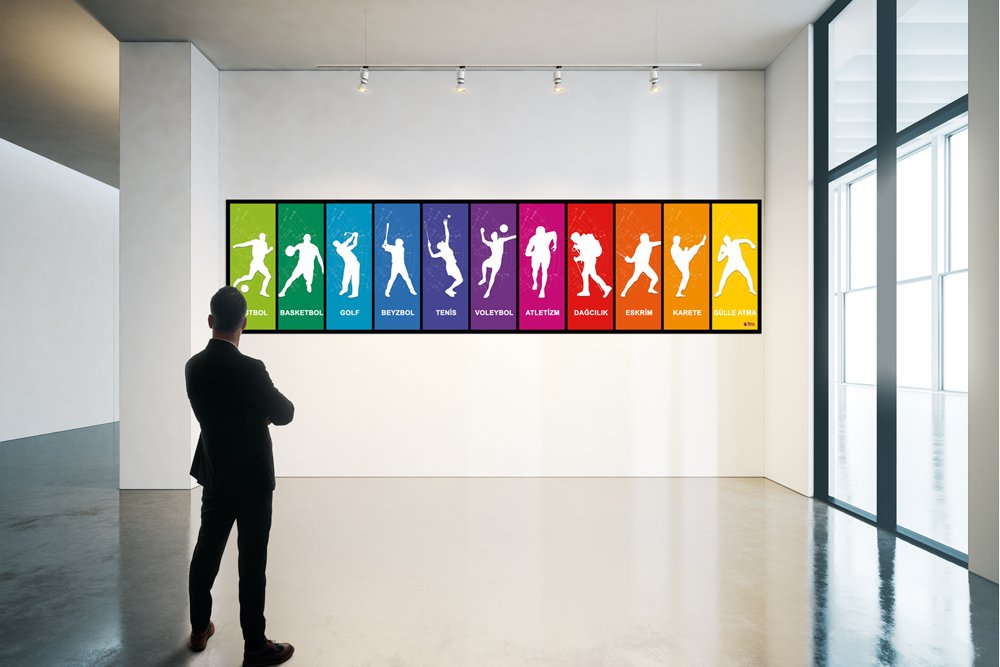 Spor Dalları 2 Okul Posteri