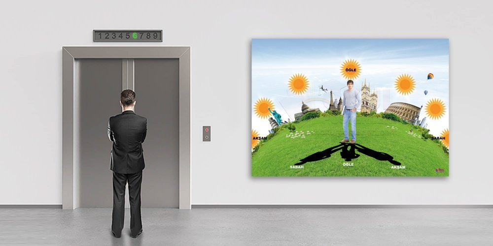 Güneş ve Gölge Okul Posteri