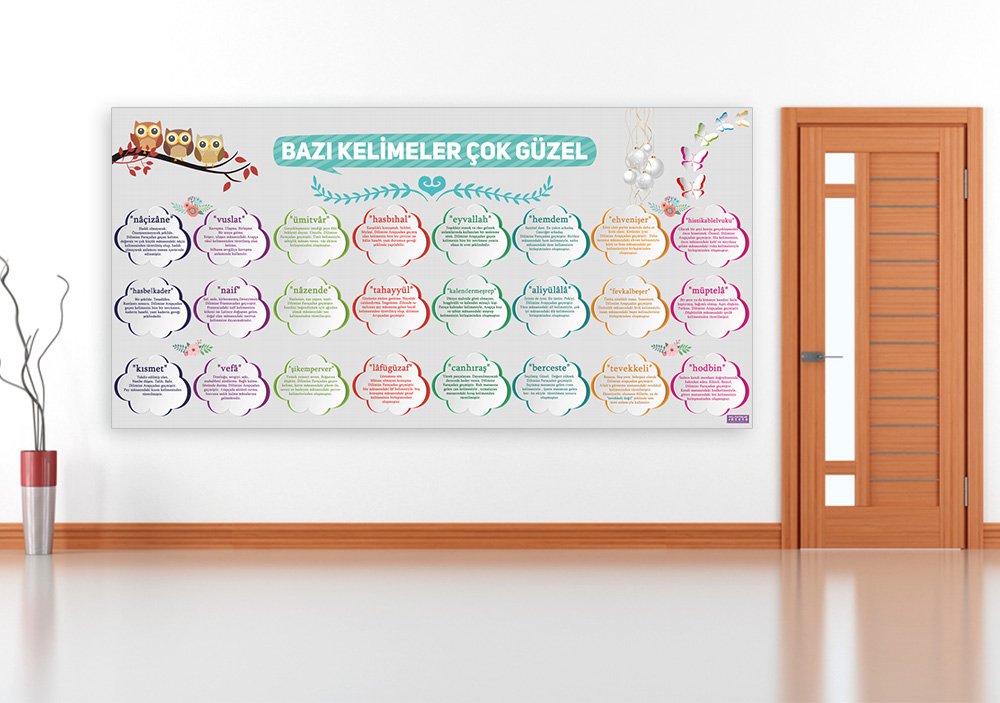 Bazı Kelimeler Çok Güzel Okul Posteri