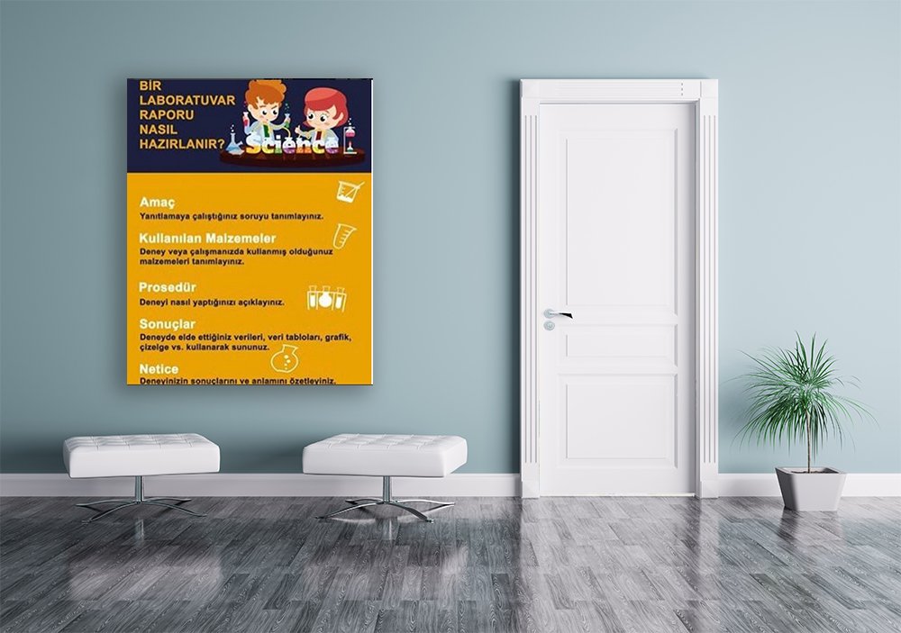Laboratuvar Raporu Okul Posteri