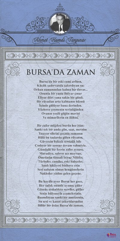 Bursada Zaman Okul Posteri