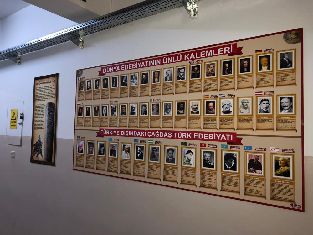 Türk ve Dünya Edebiyatı Okul Posteri