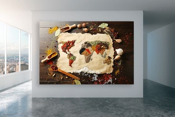 Dünya Haritası Okul Posteri