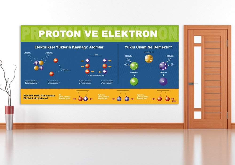 Proton ve Nötron Okul Posteri
