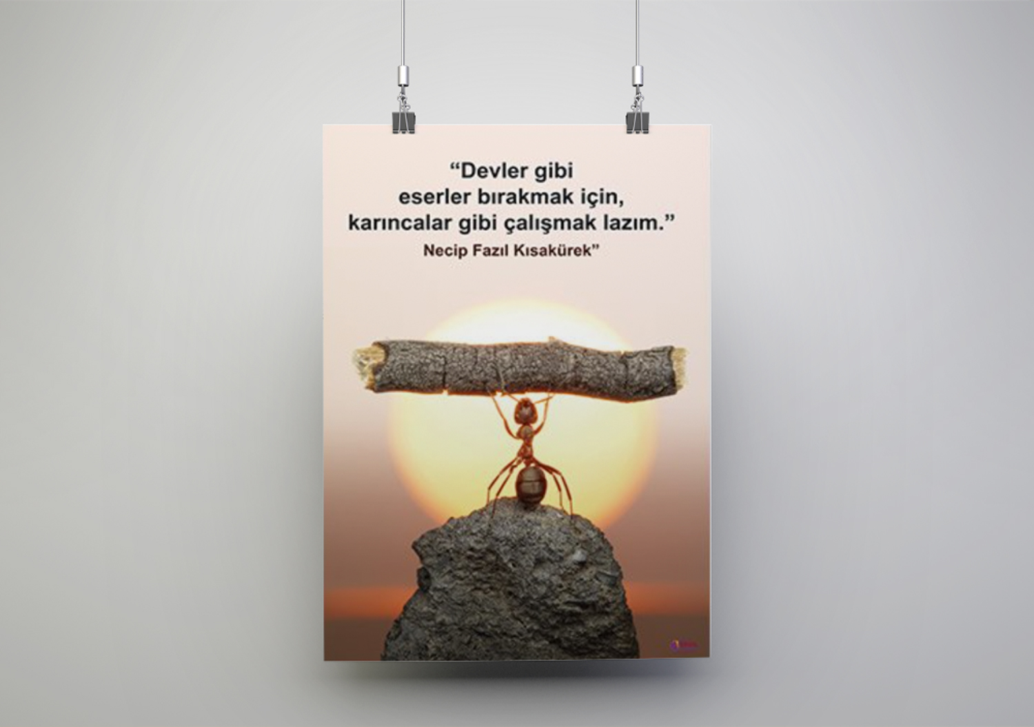 Rehberlik Posteri Devler Gibi Eser...