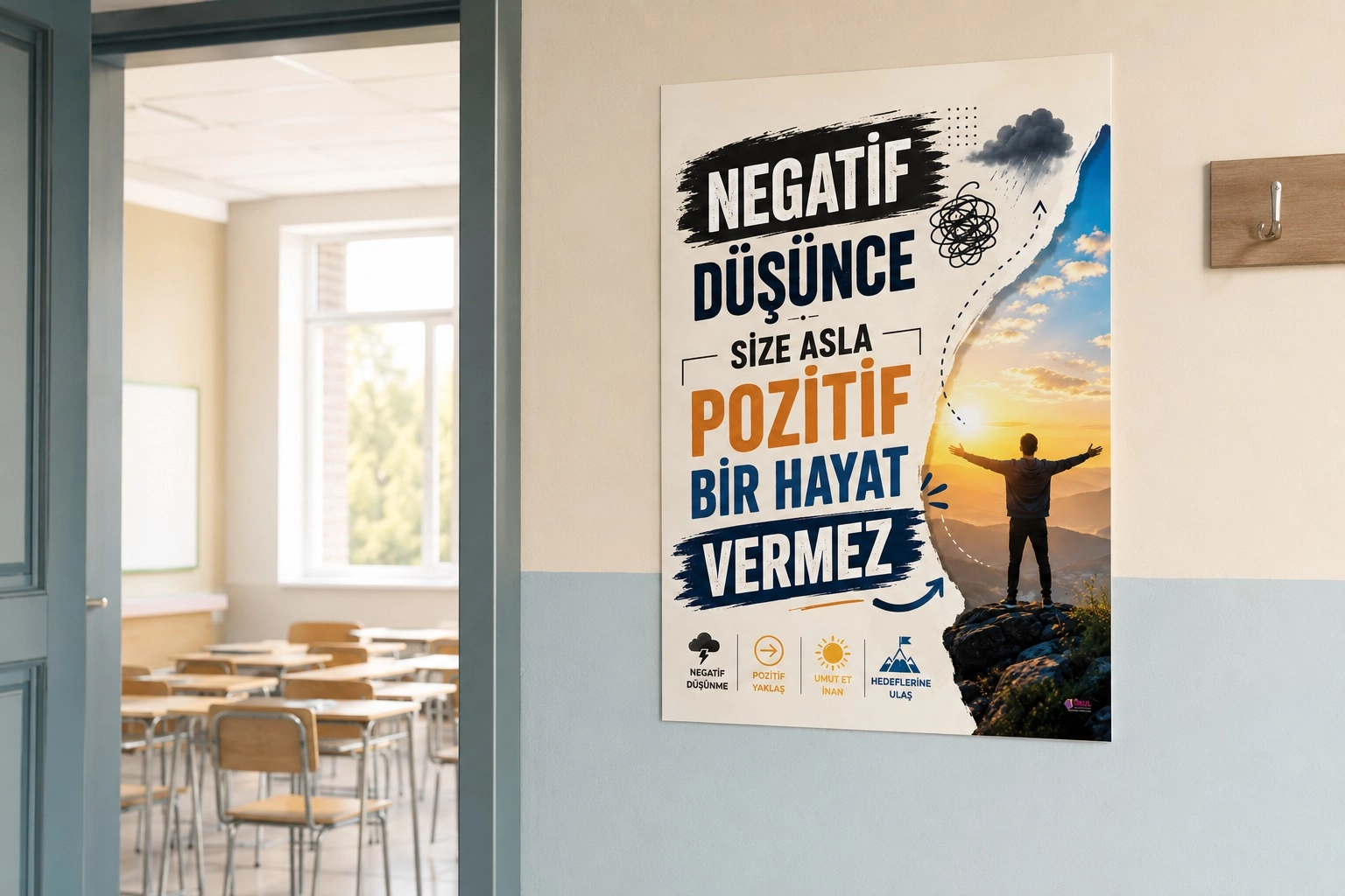 Negatif Düşünce Rehberlik Posterlik