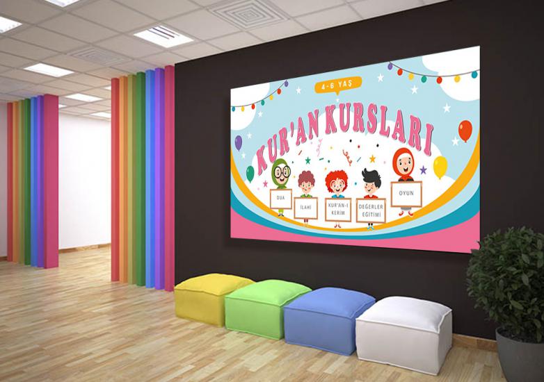 Kuran Kursu Okul Posteri 3