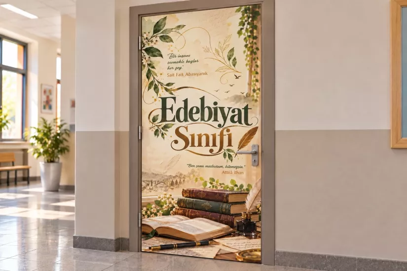Edebiyat Kapı Giydirme 55