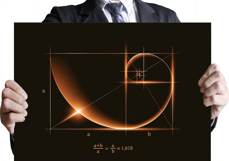Matematik Altın Oran Okul Posteri