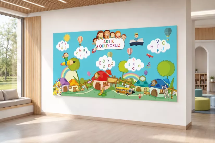 Artık Okuyorum Okul Posteri