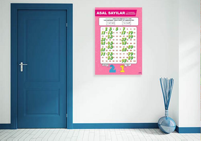 Asal Sayılar Matematik Posteri