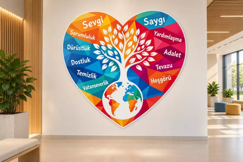 Değerler Eğitimi Okul Posteri 2