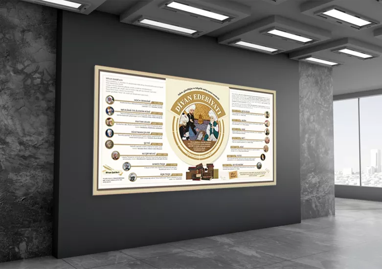 Divan Edebiyatı Okul Posteri