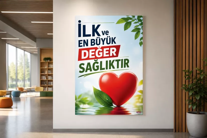 En Büyük Değer Sağlıktır Motivasyon Posteri-77
