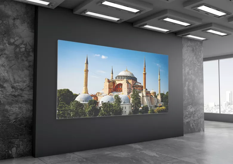 İstanbul Manzarası 7 Ayasofya Okul Posteri 