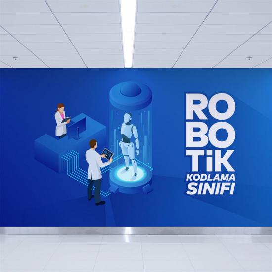 Robotik Kodlama Duvar Giydirme 21