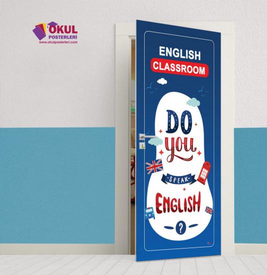 İngilizce Sınıfı Kapı Giydirme 13