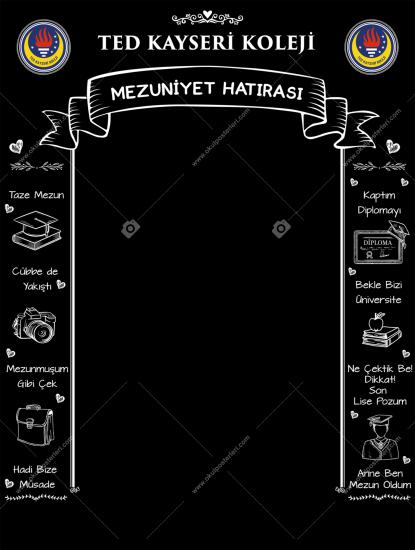 Mezuniyet - Hatıra Köşeleri Perdesi