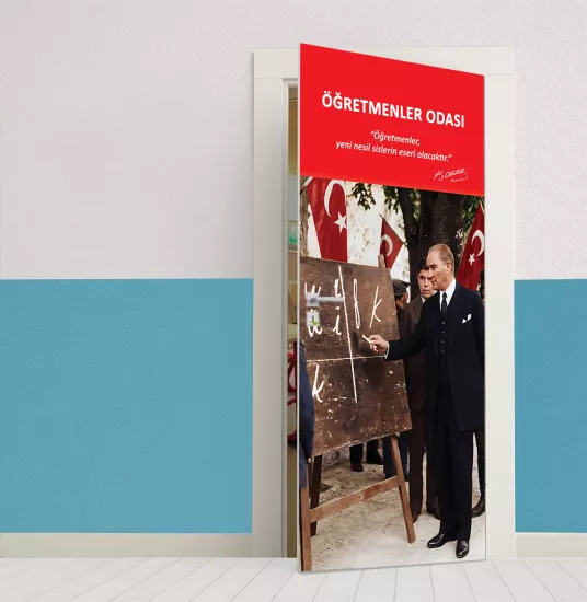 Öğretmenler Odası Kapı Giydirme 7