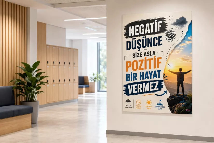 Negatif Düşünce Rehberlik Posterlik