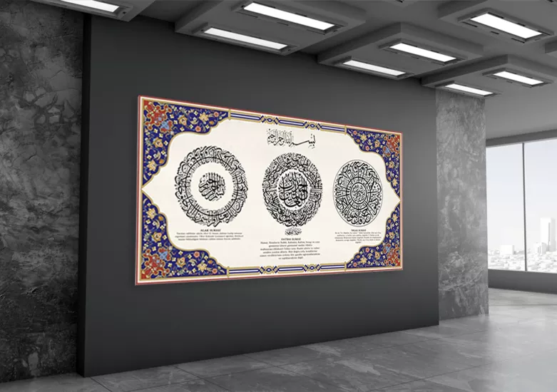 Alak-Fatiha-İhlas Suresi İmam Hatip Posteri