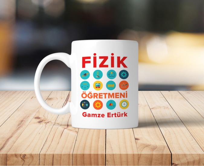 Fizik Öğretmeni Kupa Bardak 2