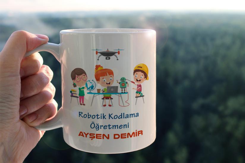 Robotik Kodlama Öğretmeni Kupa Bardak 1