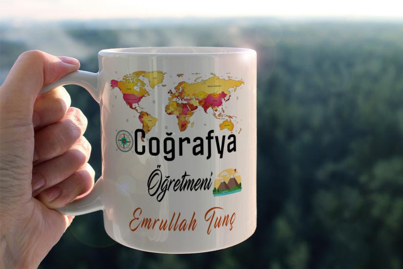 Coğrafya Öğretmeni Kupa Bardak 1